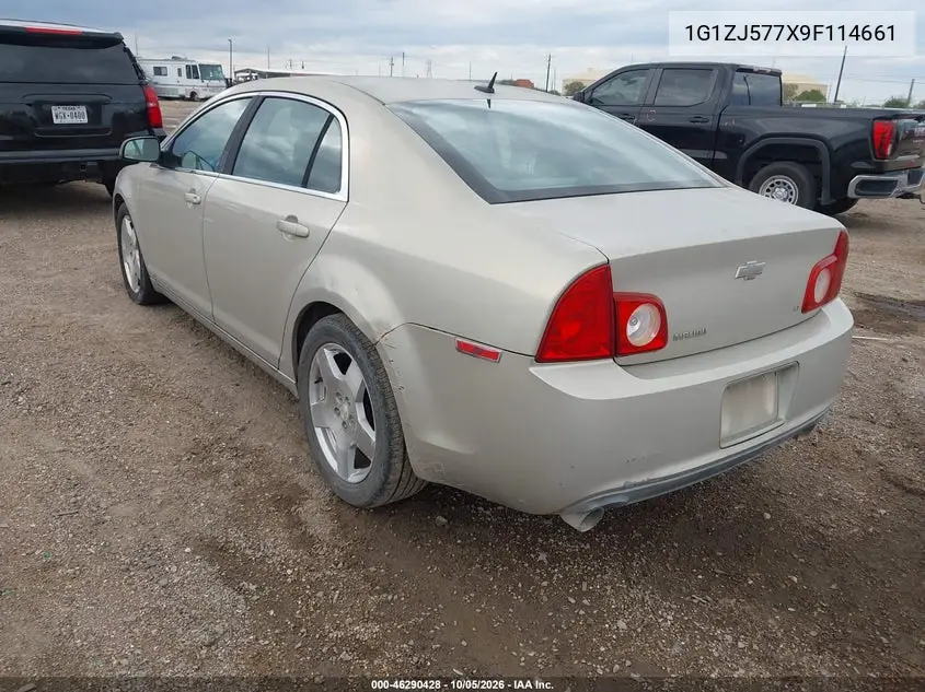 2009 CHEVROLET MALIBU VIN 1G1ZJ577X9F114661 — фото 3