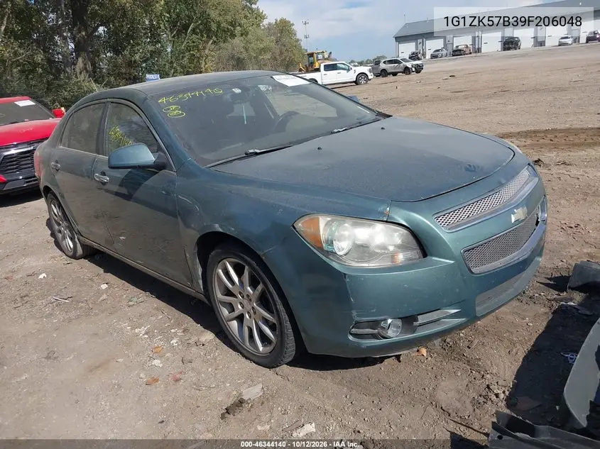CHEVROLET MALIBU 2009, VIN 1G1ZK57B39F206048