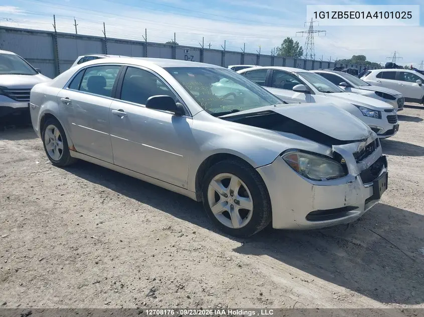 CHEVROLET MALIBU 2010, VIN 1G1ZB5E01A4101025