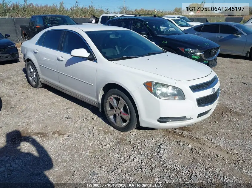 CHEVROLET MALIBU 2010, VIN 1G1ZD5E06AF245197