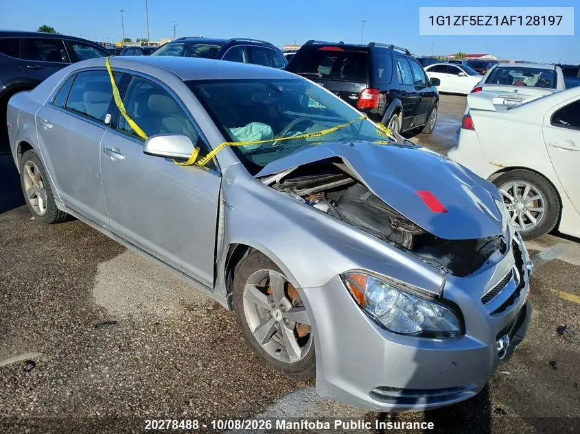 CHEVROLET MALIBU 2010, VIN 1G1ZF5EZ1AF128197
