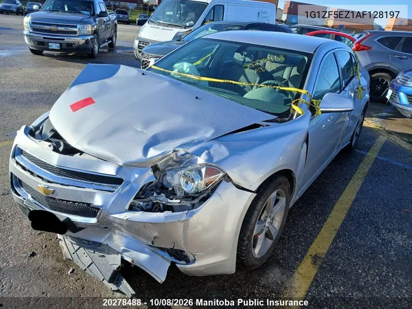 2010 CHEVROLET MALIBU VIN 1G1ZF5EZ1AF128197 — фото 2