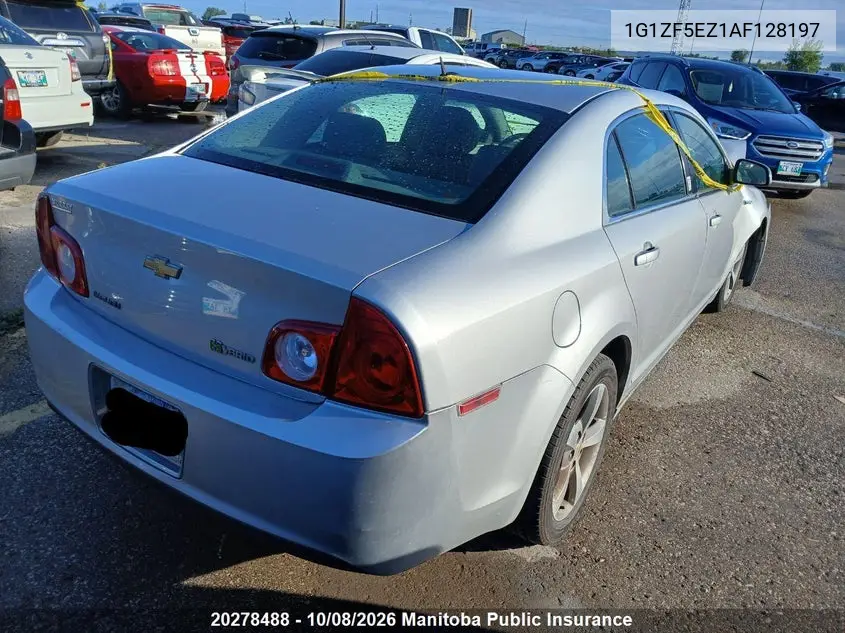 2010 CHEVROLET MALIBU VIN 1G1ZF5EZ1AF128197 — фото 3