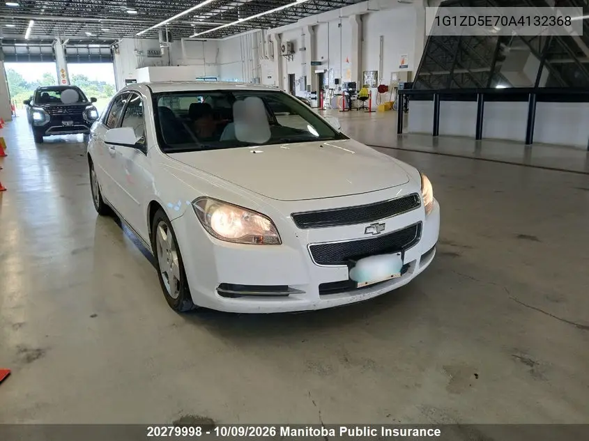 CHEVROLET MALIBU 2010, VIN 1G1ZD5E70A4132368