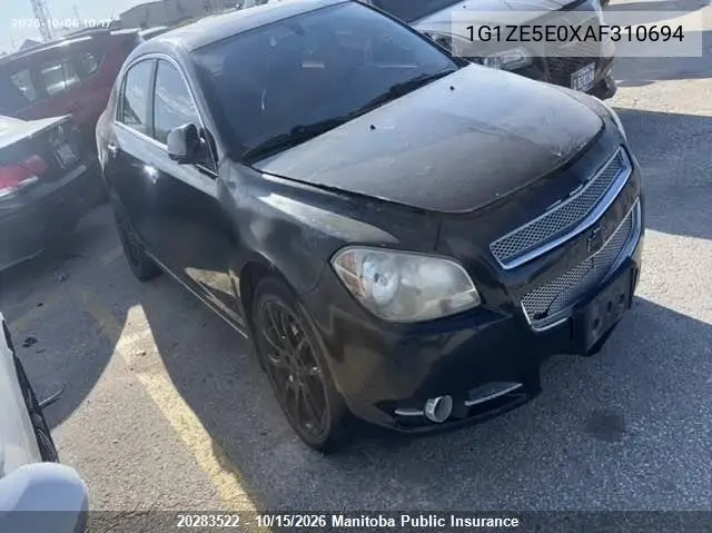 CHEVROLET MALIBU 2010, VIN 1G1ZE5E0XAF310694