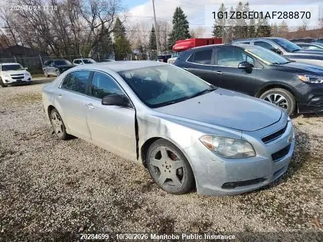 CHEVROLET MALIBU 2010, VIN 1G1ZB5E01AF288870