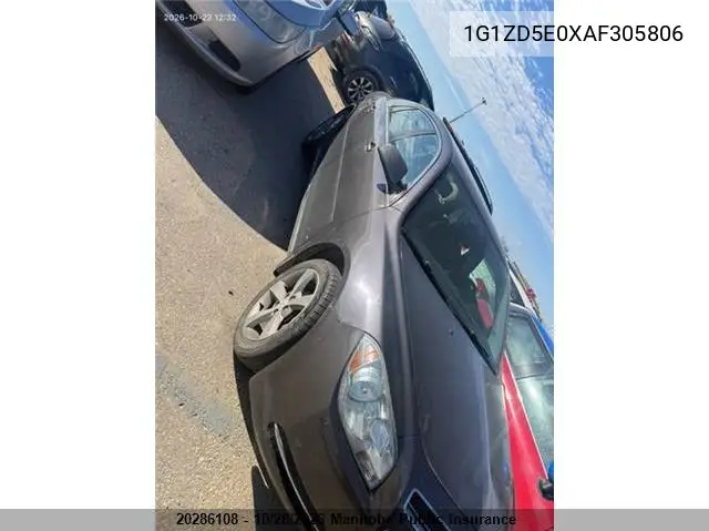 CHEVROLET MALIBU 2010, VIN 1G1ZD5E0XAF305806