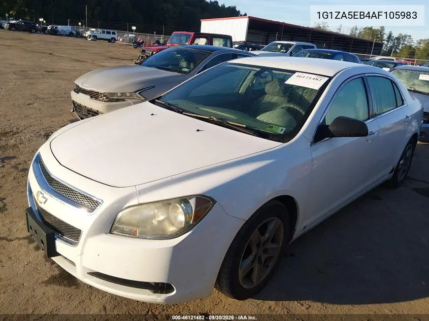2010 CHEVROLET MALIBU VIN 1G1ZA5EB4AF105983 — фото 2