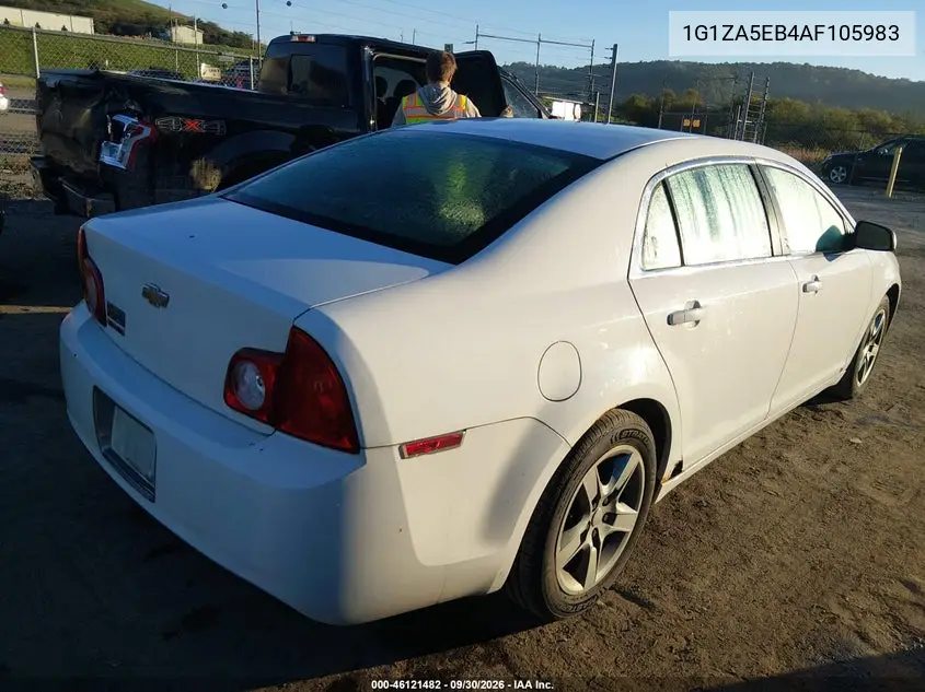 2010 CHEVROLET MALIBU VIN 1G1ZA5EB4AF105983 — фото 4