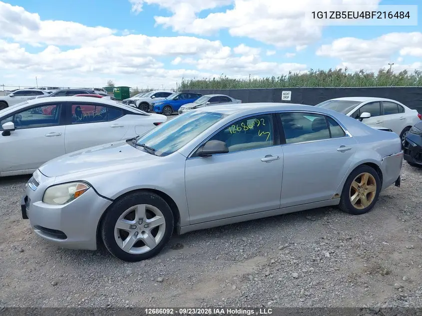 2011 CHEVROLET MALIBU VIN 1G1ZB5EU4BF216484 — фото 14