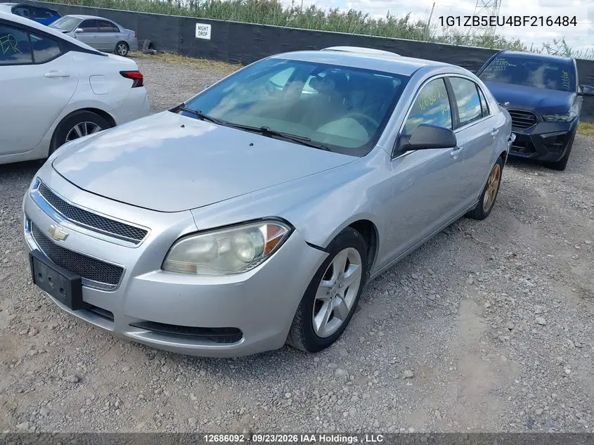 2011 CHEVROLET MALIBU VIN 1G1ZB5EU4BF216484 — фото 2