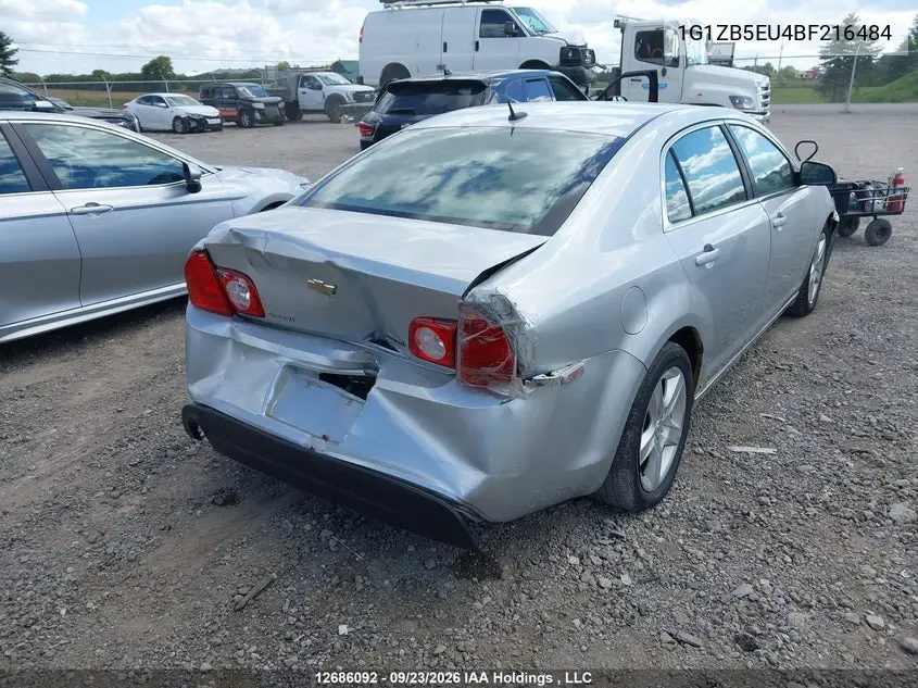 2011 CHEVROLET MALIBU VIN 1G1ZB5EU4BF216484 — фото 4