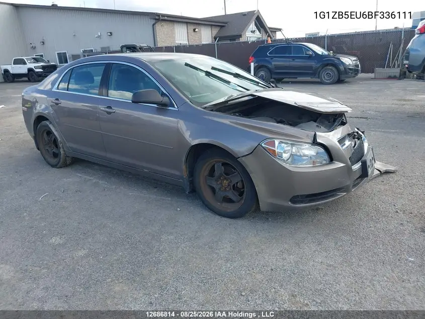 CHEVROLET MALIBU 2011, VIN 1G1ZB5EU6BF336111