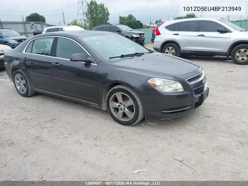 CHEVROLET MALIBU 2011, VIN 1G1ZD5EU4BF213949