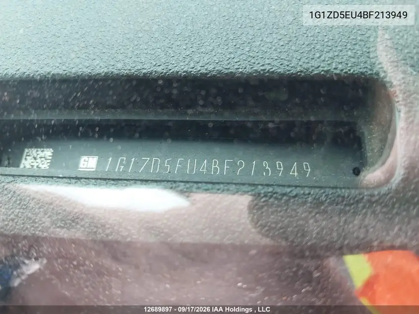 2011 CHEVROLET MALIBU VIN 1G1ZD5EU4BF213949 — фото 17