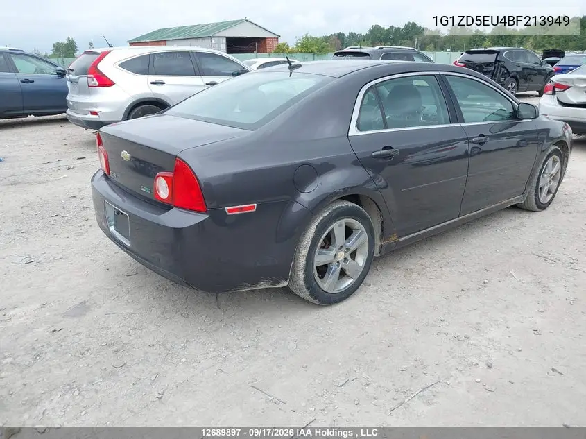 2011 CHEVROLET MALIBU VIN 1G1ZD5EU4BF213949 — фото 4