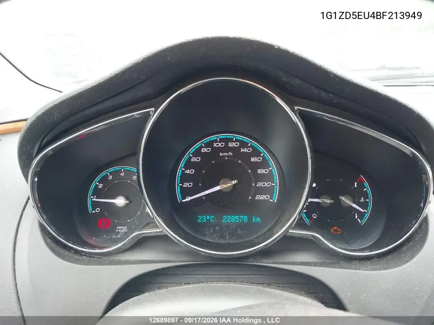 2011 CHEVROLET MALIBU VIN 1G1ZD5EU4BF213949 — фото 7