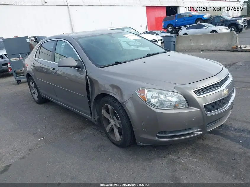 CHEVROLET MALIBU 2011, VIN 1G1ZC5E1XBF107689