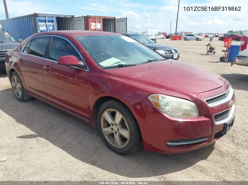 CHEVROLET MALIBU 2011, VIN 1G1ZC5E16BF319862