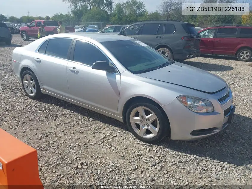 CHEVROLET MALIBU 2011, VIN 1G1ZB5E19BF226188