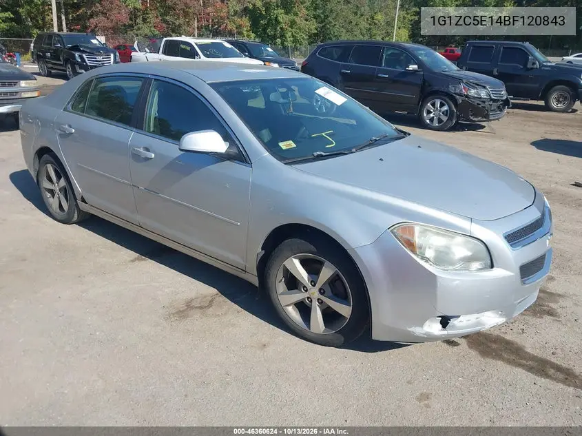 CHEVROLET MALIBU 2011, VIN 1G1ZC5E14BF120843