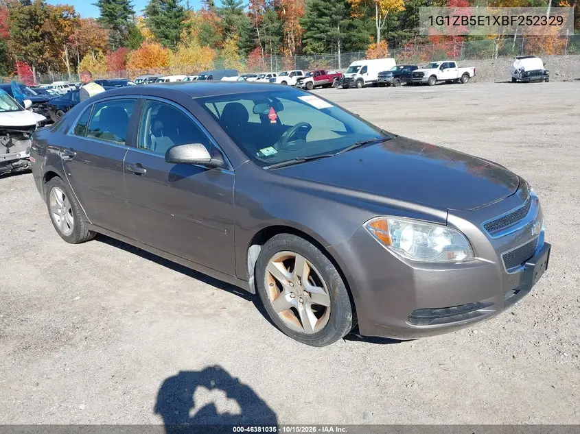 CHEVROLET MALIBU 2011, VIN 1G1ZB5E1XBF252329