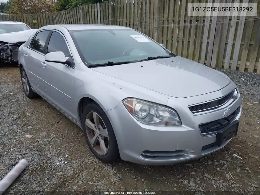CHEVROLET MALIBU 2011, VIN 1G1ZC5EU5BF318292