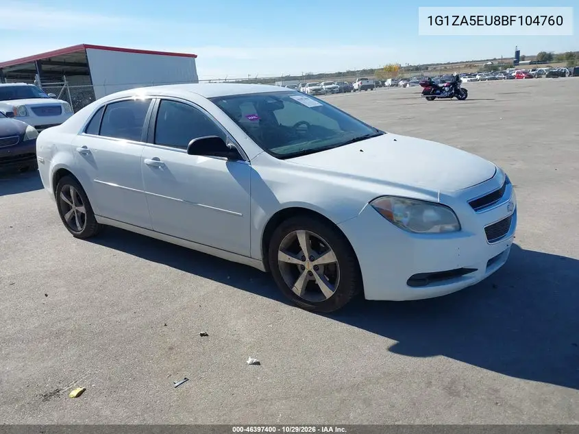 CHEVROLET MALIBU 2011, VIN 1G1ZA5EU8BF104760