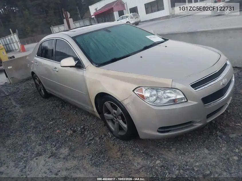 CHEVROLET MALIBU 2012, VIN 1G1ZC5E02CF122731