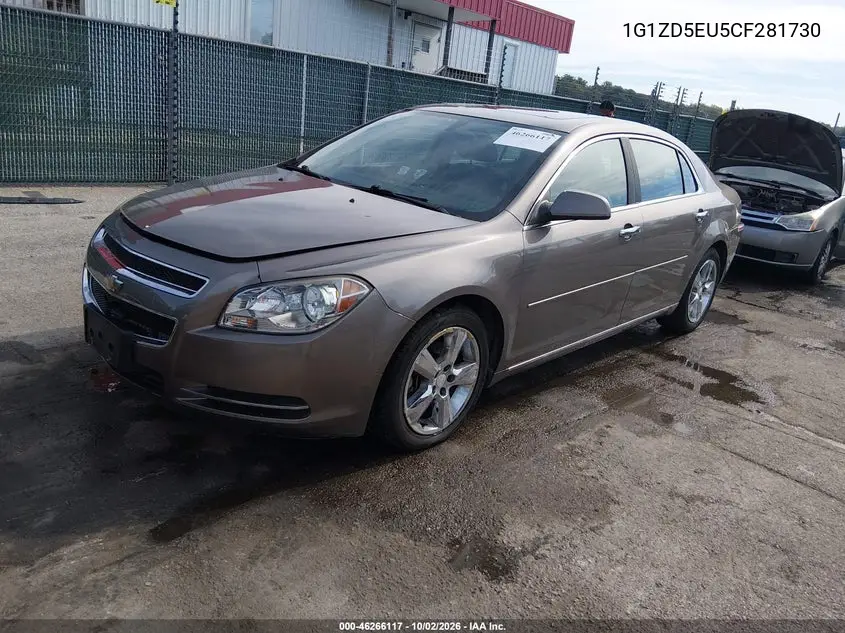 2012 CHEVROLET MALIBU VIN 1G1ZD5EU5CF281730 — фото 2
