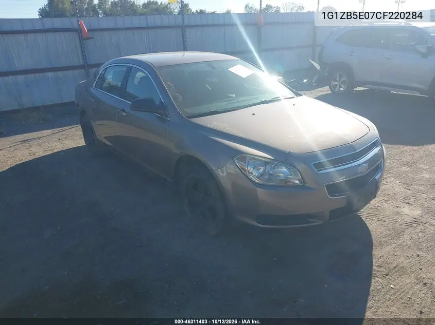 CHEVROLET MALIBU 2012, VIN 1G1ZB5E07CF220284