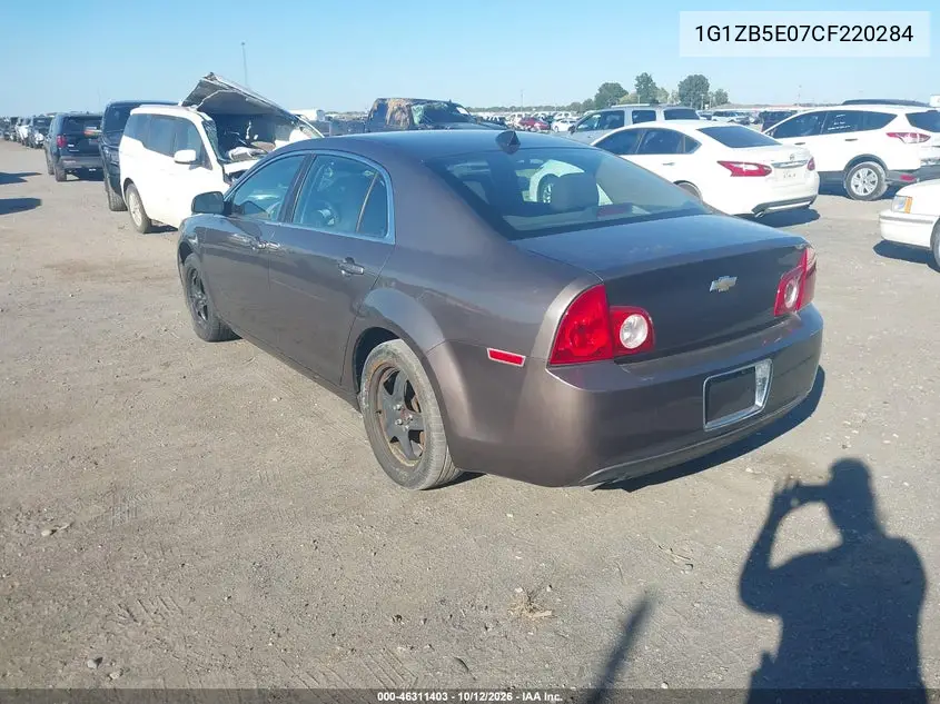 2012 CHEVROLET MALIBU VIN 1G1ZB5E07CF220284 — фото 3