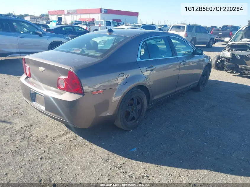 2012 CHEVROLET MALIBU VIN 1G1ZB5E07CF220284 — фото 4