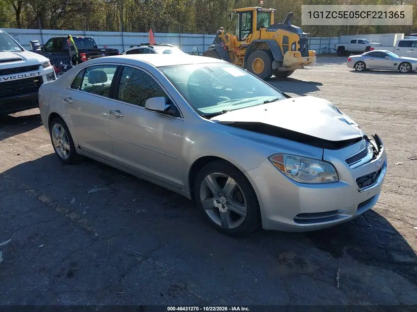 CHEVROLET MALIBU 2012, VIN 1G1ZC5E05CF221365