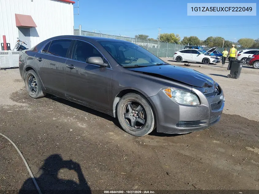CHEVROLET MALIBU 2012, VIN 1G1ZA5EUXCF222049