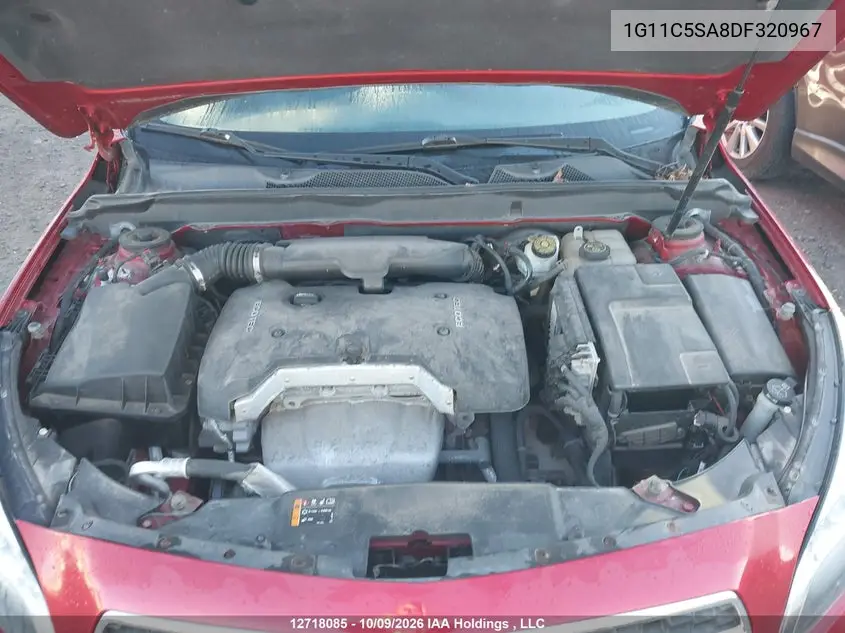 2013 CHEVROLET MALIBU VIN 1G11C5SA8DF320967 — фото 10