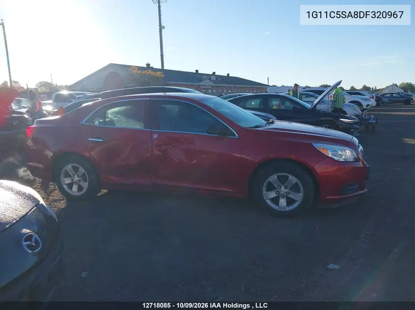 2013 CHEVROLET MALIBU VIN 1G11C5SA8DF320967 — фото 13