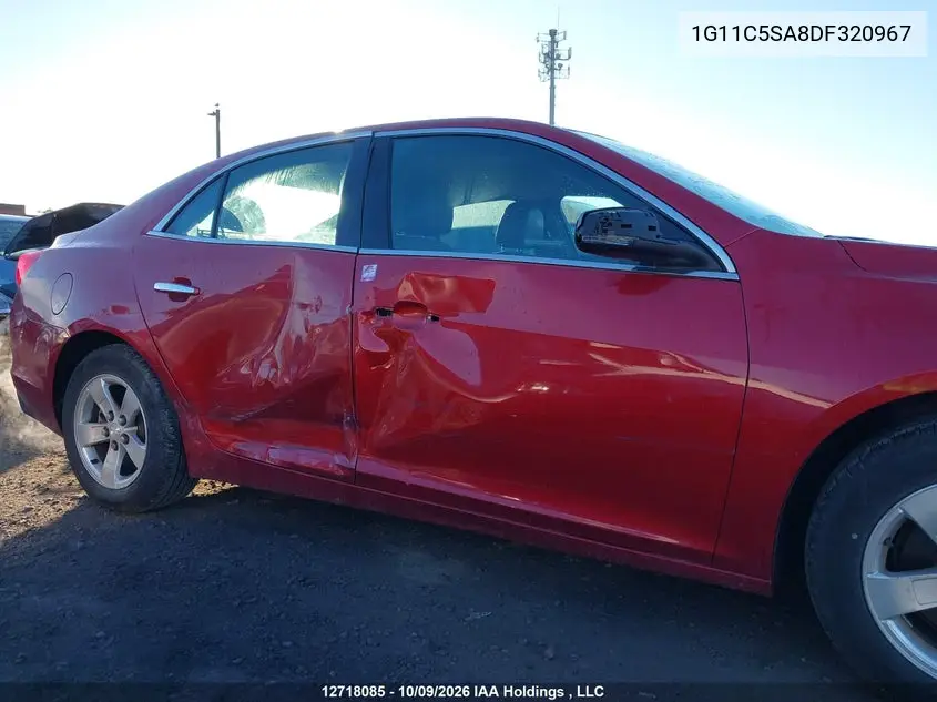 2013 CHEVROLET MALIBU VIN 1G11C5SA8DF320967 — фото 6
