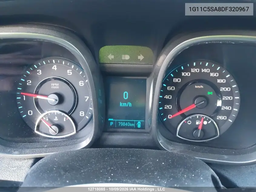 2013 CHEVROLET MALIBU VIN 1G11C5SA8DF320967 — фото 7