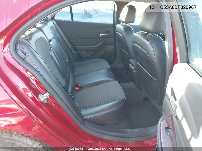 2013 CHEVROLET MALIBU VIN 1G11C5SA8DF320967 — фото 8