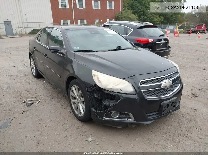 CHEVROLET MALIBU 2013, VIN 1G11E5SA2DF211561