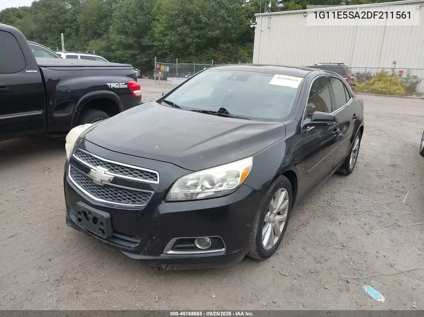 2013 CHEVROLET MALIBU VIN 1G11E5SA2DF211561 — фото 2