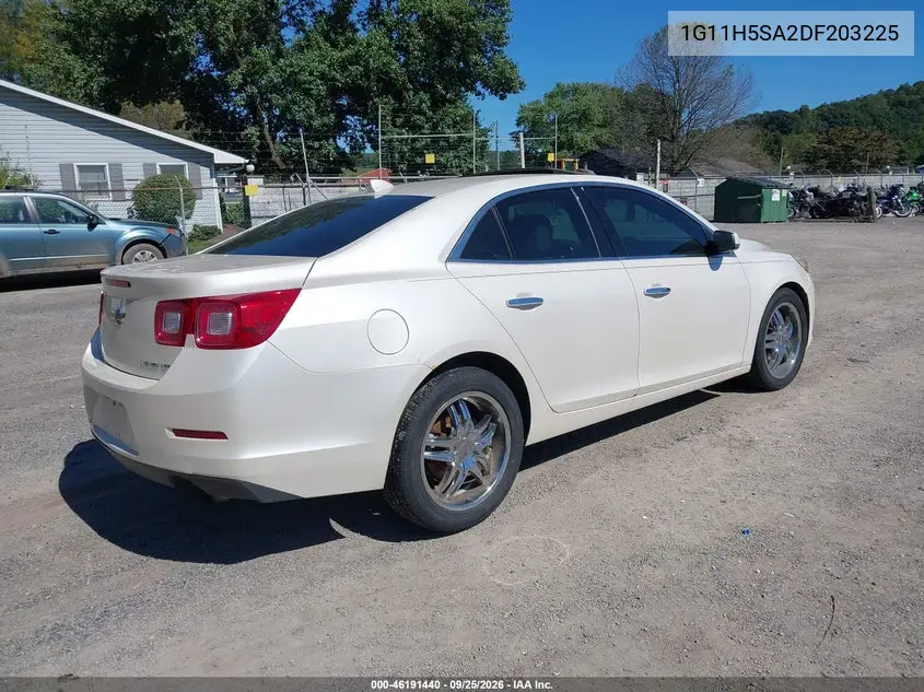 2013 CHEVROLET MALIBU VIN 1G11H5SA2DF203225 — фото 4