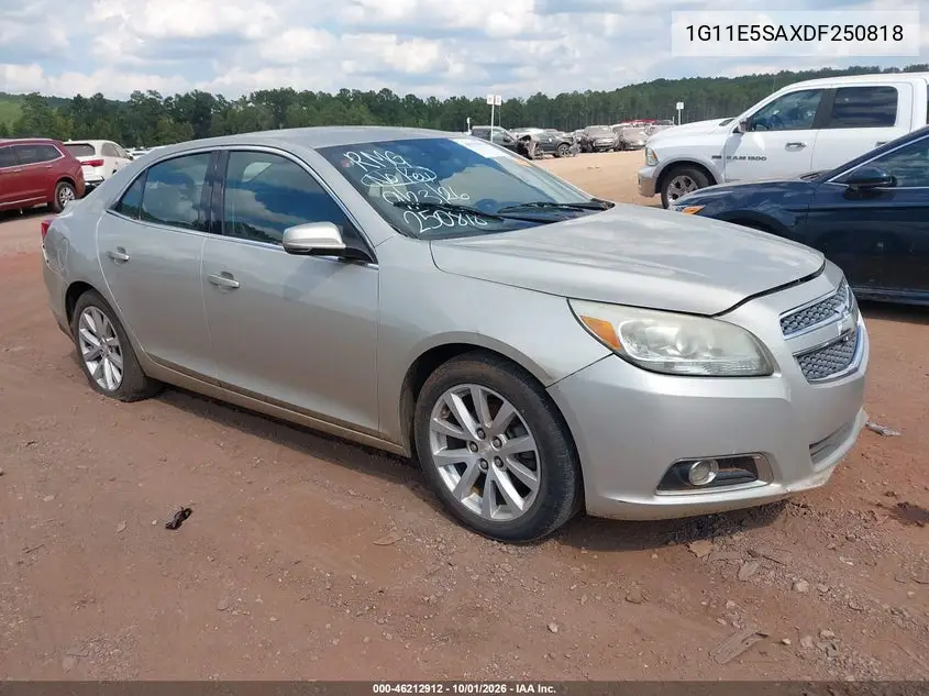 CHEVROLET MALIBU 2013, VIN 1G11E5SAXDF250818