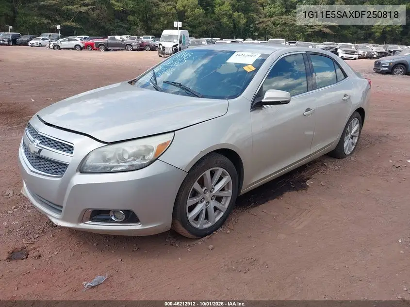 2013 CHEVROLET MALIBU VIN 1G11E5SAXDF250818 — фото 2