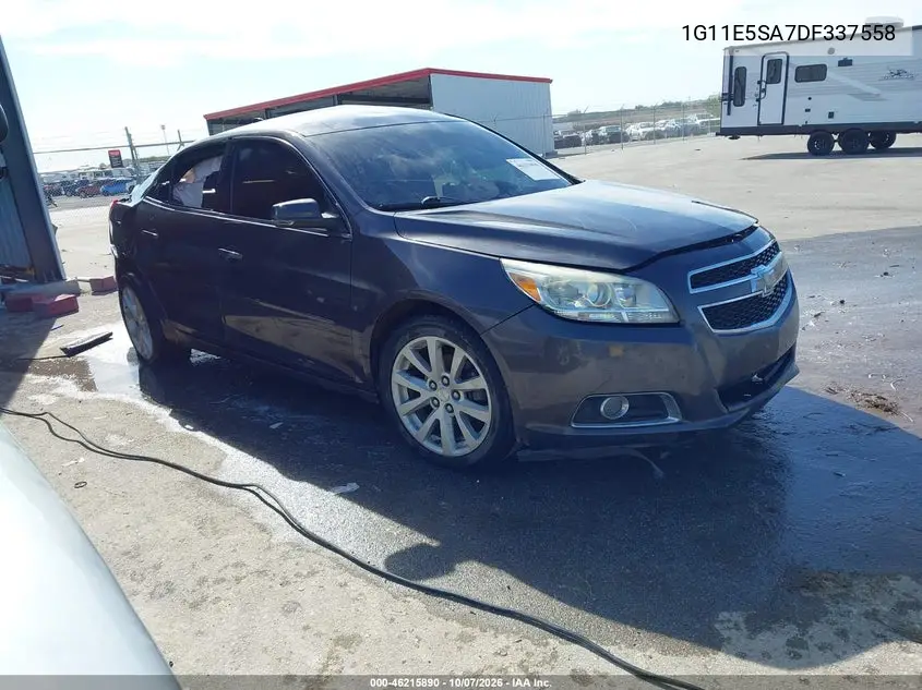 CHEVROLET MALIBU 2013, VIN 1G11E5SA7DF337558