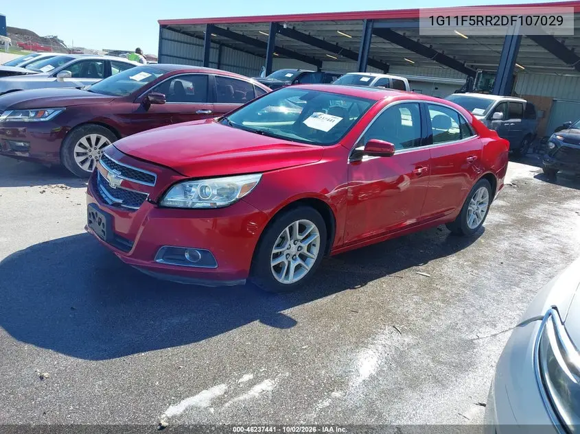 2013 CHEVROLET MALIBU VIN 1G11F5RR2DF107029 — фото 2