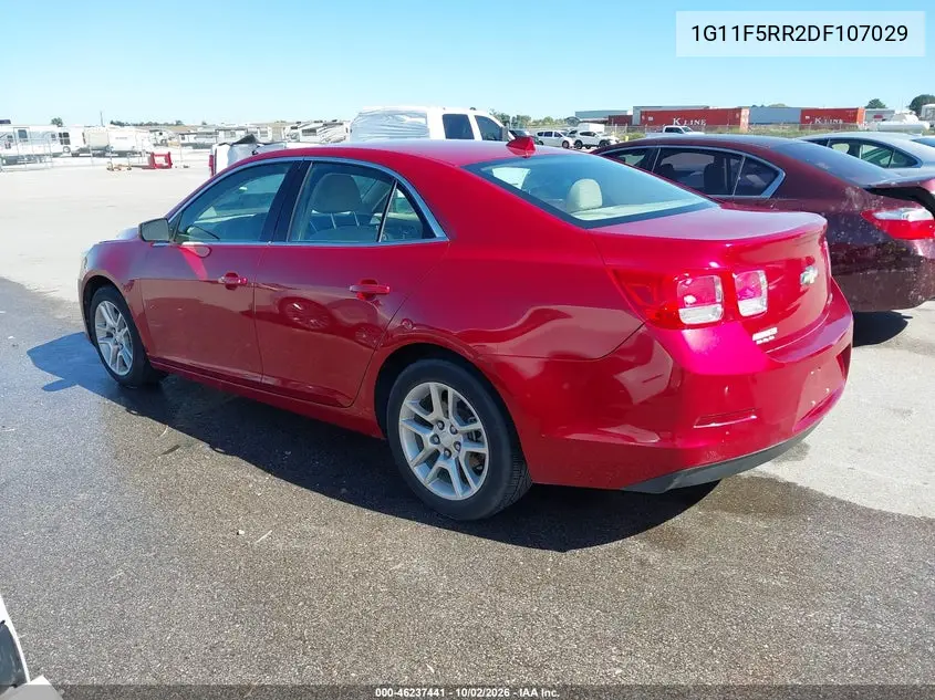 2013 CHEVROLET MALIBU VIN 1G11F5RR2DF107029 — фото 3