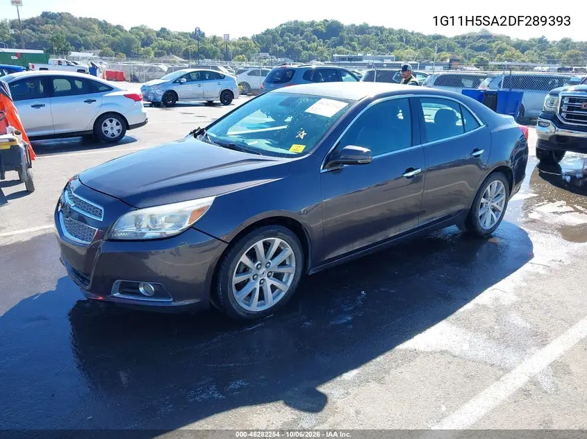 2013 CHEVROLET MALIBU VIN 1G11H5SA2DF289393 — фото 2