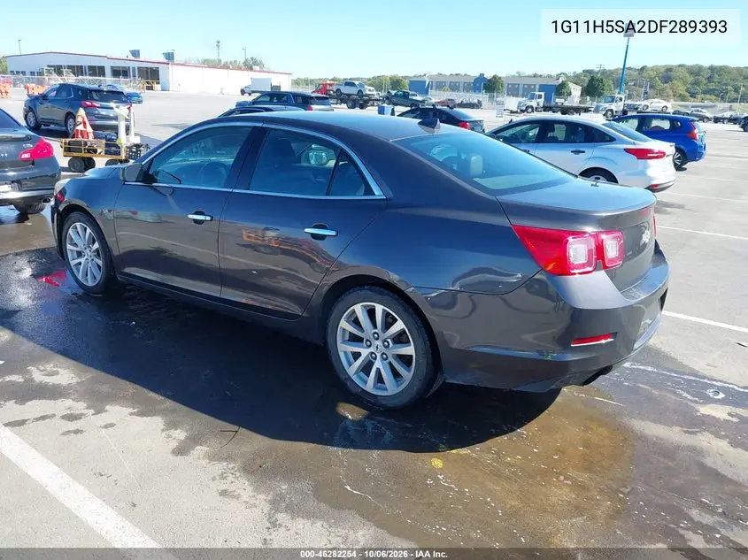 2013 CHEVROLET MALIBU VIN 1G11H5SA2DF289393 — фото 3